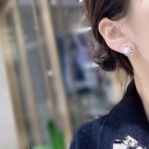 Pendientes de Botón de Alta Precisión con Incrustaciones de Plata de Primera Calidad, con Micro Imperfecciones de Aurora de Agua Dulce de 8.5-9 mm, Modernos y sin Núcleo - Product Image 4