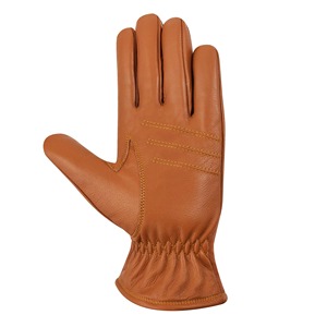 Gants en cuir personnalisables de qualité supérieure à vendre – Chauds, longueur poignet, ajustement confortable, compatibles écran tactile pour l'hiver - Product Image 4