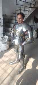 Armadura de metal, diseño antiguo hecho a mano, artesanía histórica - Product Image 3