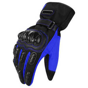 Gants de course en cuir à doigts entiers avec logo personnalisé, compatibles écran tactile, pour sports d'été, coupe-vent, moto - Product Image 6