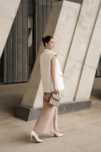 Pantalones de Maternidad de Verano para Mujer, Antiarrugas, de Pierna Ancha, Cintura Elástica, Transpirables, Holgados, Casuales, Formales, de Oficina, Rectos - Product Image 3