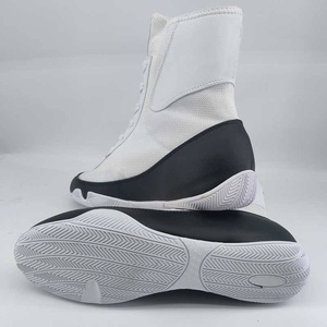 Zapatos de Boxeo Profesionales para Entrenamiento, Ligeros, Transpirables, con Cierre de Cordones, Suela Antideslizante y Soporte de Tobillo para Entrenamiento en el Ring - Product Image 4