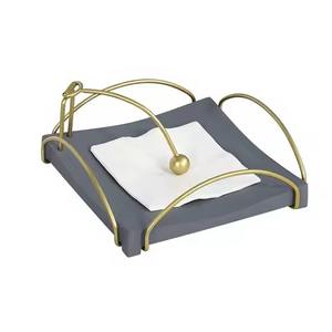 High Quality Modern Durable Metal Napkin Stand & Organizer Stylish <b>Tissue</b> <b>Holder</b> for Dining Table <b>Kitchen</b> Home Office Restaurant - Product Image 2