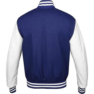 Varsity Jacket Embroidered Bomber with Camouflage Pattern Long Length Letterman <b>Coat</b> - Product Image 2