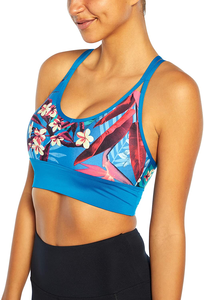 Women's Camo Print Sport Bra Set High-Rise Leggings Wireless Support Y-Strap Design <b>Seamless</b> Knit Activewear - Product Image 4