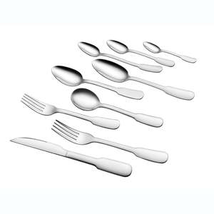 Elegante juego de cubiertos de acero inoxidable Elegante vajilla para ocasiones especiales - Product Image 1