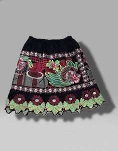 Customized Embroidery <b>Elastic</b> Waist Drawstring Short <b>Skirt</b> New Trendy Pleated A-Line Mini Streetwear with Drawstring Women <b>skirt</b> - Product Image 4