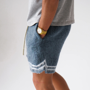 Pantalones Cortos de Punto con Marca Personalizada, Diseño de Patrón Jacquard, Estilo Tech-Streetwear, Venta al Por Mayor de Fábrica - Product Image 3