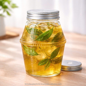 500ml for <b>Clear</b> <b>Plastic</b> PET Bottle HT500-33 with Aluminum Cap Leakproof Cold Drink <b>Container</b> for Asia USA Market - Product Image 4