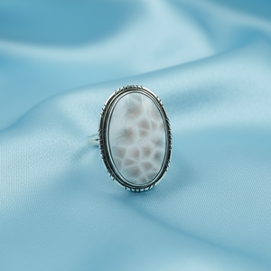 Pink Larimar Oval Gemstone 925 Sterling <b>Silver</b> Rose & Yellow Gold Plated Handmade <b>Ring</b> Boho <b>Statement</b> Jewelry Gift for Women Men - Product Image 5