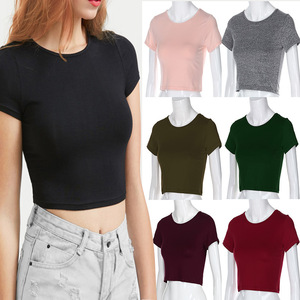 Women's Outdoor Sports <b>Crop</b> <b>Top</b> for Dance Running Yoga Breathable and Quick Dry Fitness <b>Top</b> - Product Image 2