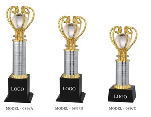 •Diamond crystal <b>trophy</b> crafted with precision and elegance. - Product Image 2