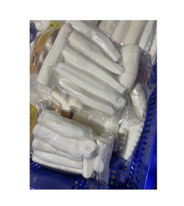 ผลิตผักแช่แข็งผู้จำหน่ายมันสำปะหลังครึ่งซีกพร้อมใบรับรอง iqf รวมถึงรากและใบที่ปอกเปลือก - Product Image 2