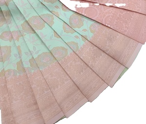 Printed 400TC Cotton <b>Silk</b> Saree Animal Print Lightweight Modern Design for Home Use - Product Image 5