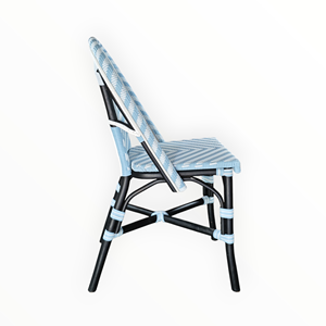 เก้าอี้บิสโทรยอดนิยมสำหรับร้านกาแฟ ร้านอาหาร พื้นที่สาธารณะในที่พักอาศัย - หวายสังเคราะห์ถักทออย่างดี รับประกันการถักทอ 3 ปี - Product Image 6