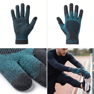 Guantes Térmicos Antideslizantes Personalizados para Correr, Entrenamiento al Aire Libre, Ciclismo, Gimnasio, Accesorios para Ejercicio, Pantalla Táctil Suave - Product Image 4