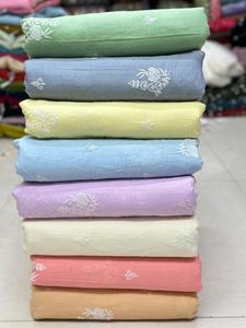 Broderie en fil de lin blanc - Product Image 2