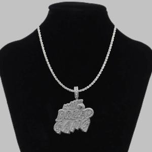 Colgante de Cruz Hip Hop Contemporáneo con Piedras de Moissanita Premium, Joyería de Moda Dorada Unisex, Regalo para Hombres y Mujeres - Product Image 1
