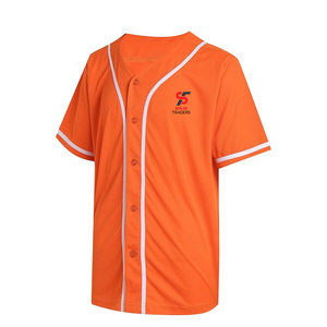 Uniforme de Béisbol Deportivo Dinámico Personalizado con Botones Completos, Tejido de Micro Malla Transpirable de Grado Profesional Solid Trader - Product Image 1