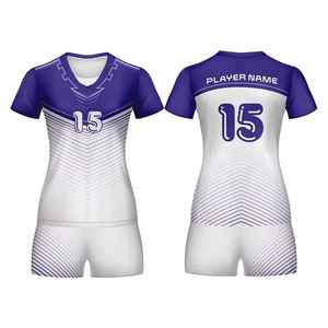 Uniforme de Voleibol de Corte Ajustado, Material Compuesto Suave para una Apariencia Profesional y Comodidad - Product Image 1