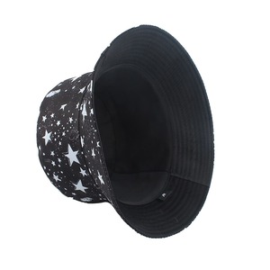 Custom Color Cotton Bucket Hats Wholesale All Seasons Outdoor Sports Wear PU Leather Casual <b>Leaf</b> Pattern Online Sale for Parties - Product Image 5