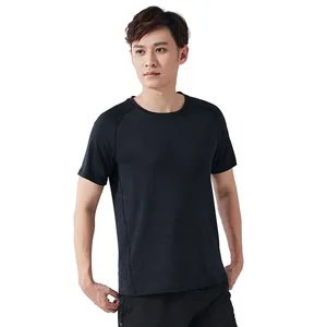 <b>Hot</b> Sale 280g Heavyweight 100% Cotton <b>Combed</b> Cotton Breathable Solid Color Short Sleeve T-shirt Men's Heavyweight 100% Cotton - Product Image 2