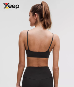 เสื้อชั้นในกีฬาโยคะคุณภาพสูงสำหรับผู้หญิง XEEP รุ่น XC-SB-150 แบบเรียบง่าย ระบายอากาศได้ดี สายปรับได้ แผ่นรองถอดออกได้ รองรับได้ดี - Product Image 2