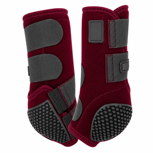Protège-tendons MH Horse Medicine Boot en néoprène couleur unie pour le soutien des jambes des chevaux - Product Image 3