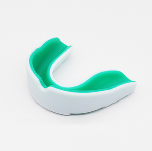 Protège-dents en silicone double couche Waseem Impex MG-002 blanc et rouge, moulable, équipement de protection sportive pour la boxe, les sports extrêmes - Product Image 2
