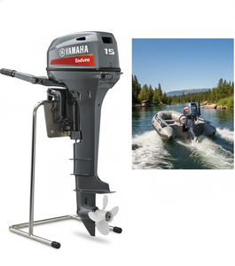 Moteur hors-bord marin Yamaha 15 CV, 2 temps et 4 temps, essence, pour la pêche sportive - Vente en gros - Product Image 6