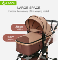 Siège auto et poussette de luxe classique pour bébé fille, importée, fabriquée en Suède