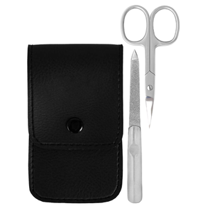 Kit de manucure, limes à ongles, ciseaux, coupe-cuticules, instruments de pédicure en acier inoxydable - Product Image 1