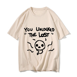 Unisex You Unlocked The Lost Graphic <b>T</b>-<b>Shirt</b> <b>Gamer</b> Gaming Short Sleeve Crewneck Loose Fit Cotton Casual Streetwear Tee - Product Image 3