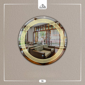 Decora tu interior con un moderno espejo LED de diseño láser, ideal para añadir un toque lujoso y contemporáneo a cualquier espacio. - Product Image 6