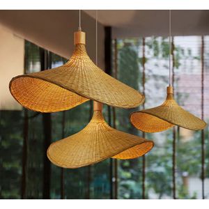 Handwoven Rattan Pendant Ceiling Lamp Decorative Hanging <b>Light</b> for Cafe <b>Dining</b> Room Resort Home Decoration - Product Image 6