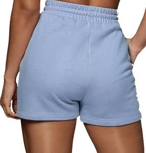 Shorts Deportivos de Cintura Alta para Mujer, Transpirables, Elásticos, Acanalados, Sin Costuras, para Yoga y Entrenamiento, con Logotipo Personalizado, Estilo Biker - Product Image 4