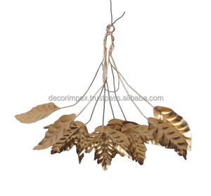 Bouquet de feuilles de Noël pour décoration intérieure moderne, gros bouquet de gui en fer pour votre magasin, tenture murale en macramé - Product Image 1