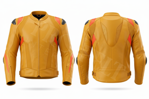 Trendy Apparel Safety Motorcycle Riding Jacket PU Leather Armored Protective Breathable Racing Motorbike Gear Mesh Panel Jackets - Product Image 2