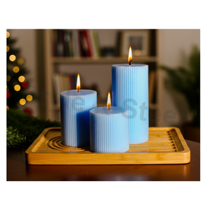 PILLAR <b>CANDLES</b> designs decor option Home Decoration Weddings Christmas Easter Birthday & Valentine's Day - Product Image 2