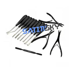 Juego de Herramientas Profesionales de Manicura y Pedicura: Cortaúñas de Acero Inoxidable, Empujador de Cutículas, Removedor de Gel UV, Pinza y Varita Mágica - Product Image 5