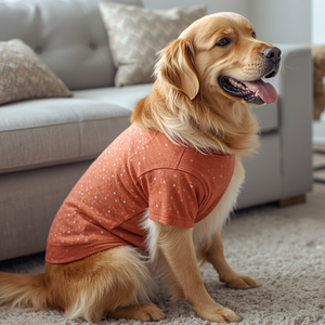 เสื้อยืดสุนัข เสื้อผ้าสัตว์เลี้ยง ผ้าฝ้ายนุ่ม สวมใส่สบาย ชุดสำหรับลูกสุนัข พร้อมบริการ OEM ODM ปรับแต่งได้ - Product Image 2