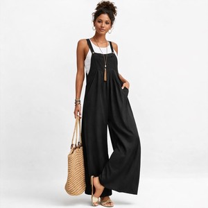 Mono de mezclilla vintage lavado con efecto tie-dye y patchwork para mujer, sin espalda, estilo Y2K, casual, de una pieza, al por mayor - Product Image 1