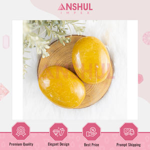 Piedra de Aventurina Amarilla Natural de 2.5 Pulgadas, Forma Ovalada, Superficie Pulida y Lisa, Cristales Curativos, 1 kg para Compra al por Mayor - Product Image 4