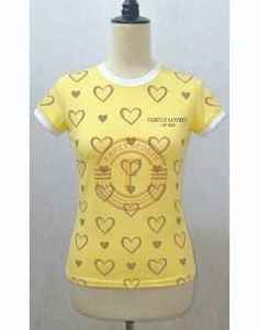 เสื้อยืดผู้หญิงผ้าโพลีเอสเตอร์น้ำหนักเบา ชุดออกกำลังกาย ตกแต่งขอบตัดสี - Product Image 2