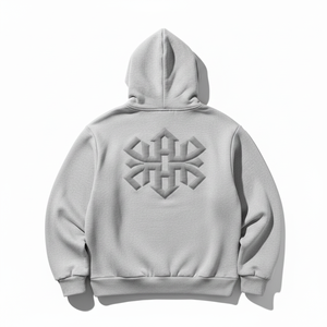 Custom 3D Puff Print Hoodie Heavyweight 500GSM Men Oversized Fleece Zip Up Boxy Acid Wash Blank Custom Logo Sweatshirt - Product Image 2