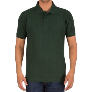 T-shirt polo en gros Service OEM Prix bon marché Coton de première qualité 220 GSM Qualité d'exportation Épaule tombante Manches courtes Respirant - Product Image 5