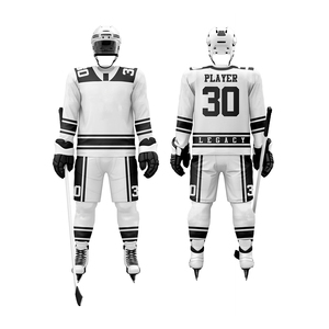 Ice Hockey Uniform Lightweight Team Outfit Full Sublimation Jersey And Pants Moisture Wicking <b>Athletic</b> Sportswear For Training - Product Image 3