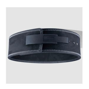Ceinture de musculation unisexe en cuir de vachette GAPE SPORTS - Taille personnalisable et levier métallique antidérapant pour la musculation en salle de sport - Product Image 1