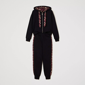 Ensemble de survêtement décontracté pour femmes, à capuche, style streetwear, 2 pièces, long, 100% coton, respirant, écologique, design personnalisé, dernière tendance, hiver - Product Image 6