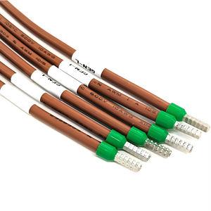 UL1015 di alta qualità 10AWG marrone PVC isolato in rame nudo conduttore connettore terminale 30V cavo cablaggio per alto - Product Image 2